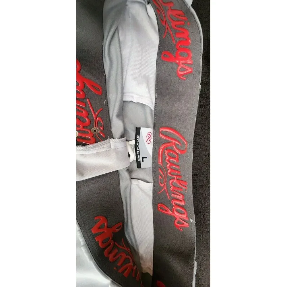 Rawlings Baseball Men's Knickers Baseball Pants Light Gray‎ Size Large NWOT